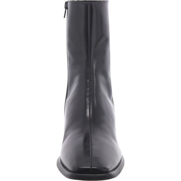 Jeffrey Campbell Womens SHERPAL Black Leather Zipper Ankle Boots Shoes New - Picture 3 of 3